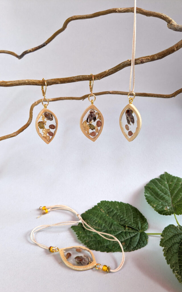 arbre de naissance, bijoux noisetier