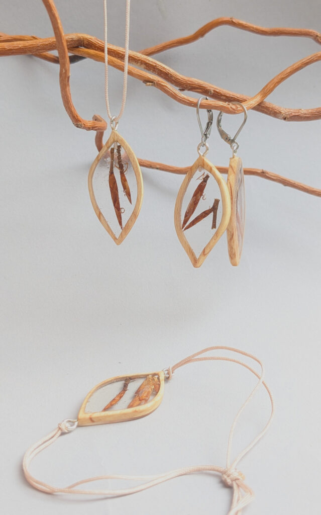 arbre de naissance, bijoux hêtre