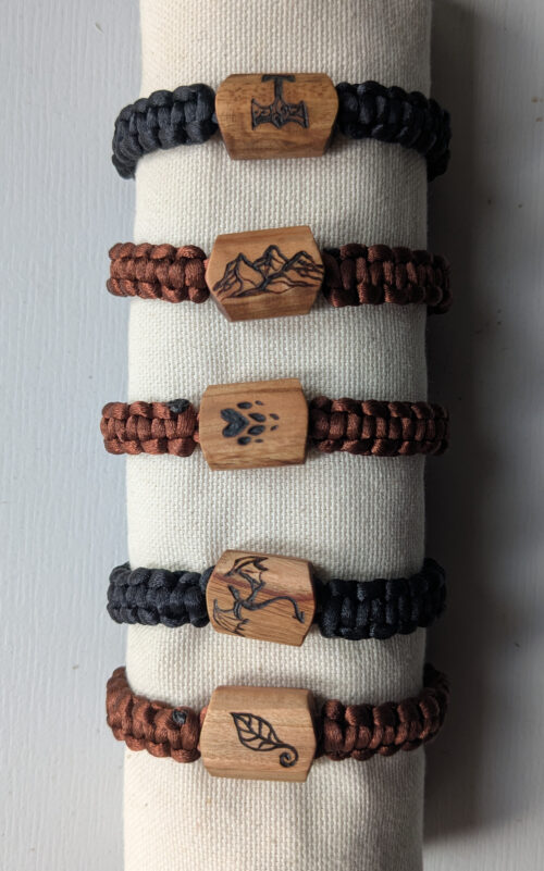 bracelet bois vicking