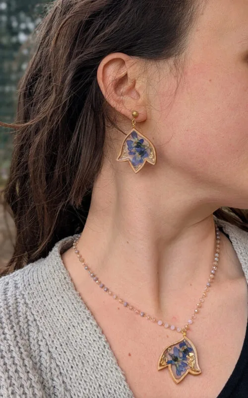 bijoux violettes