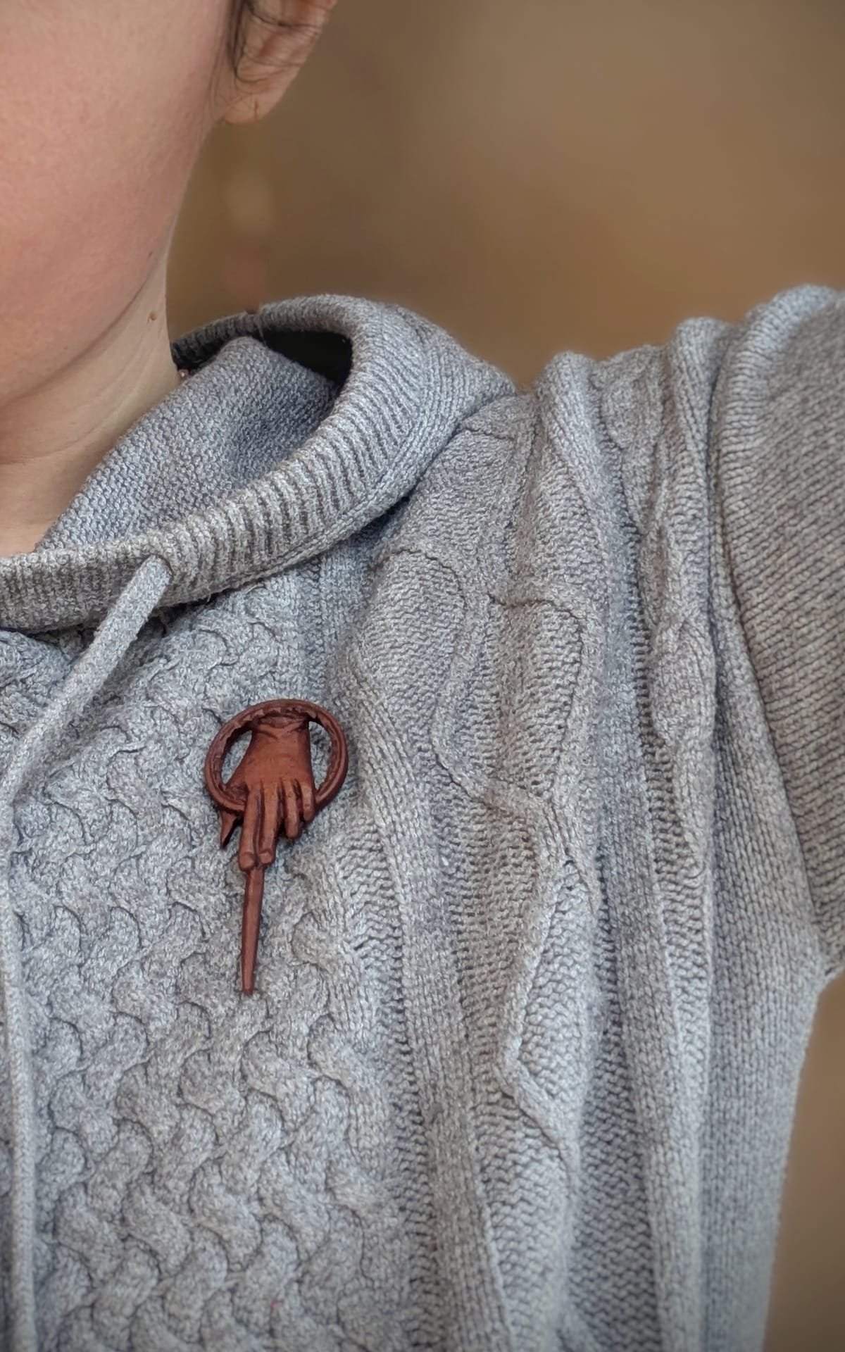 broche témoin de mariage