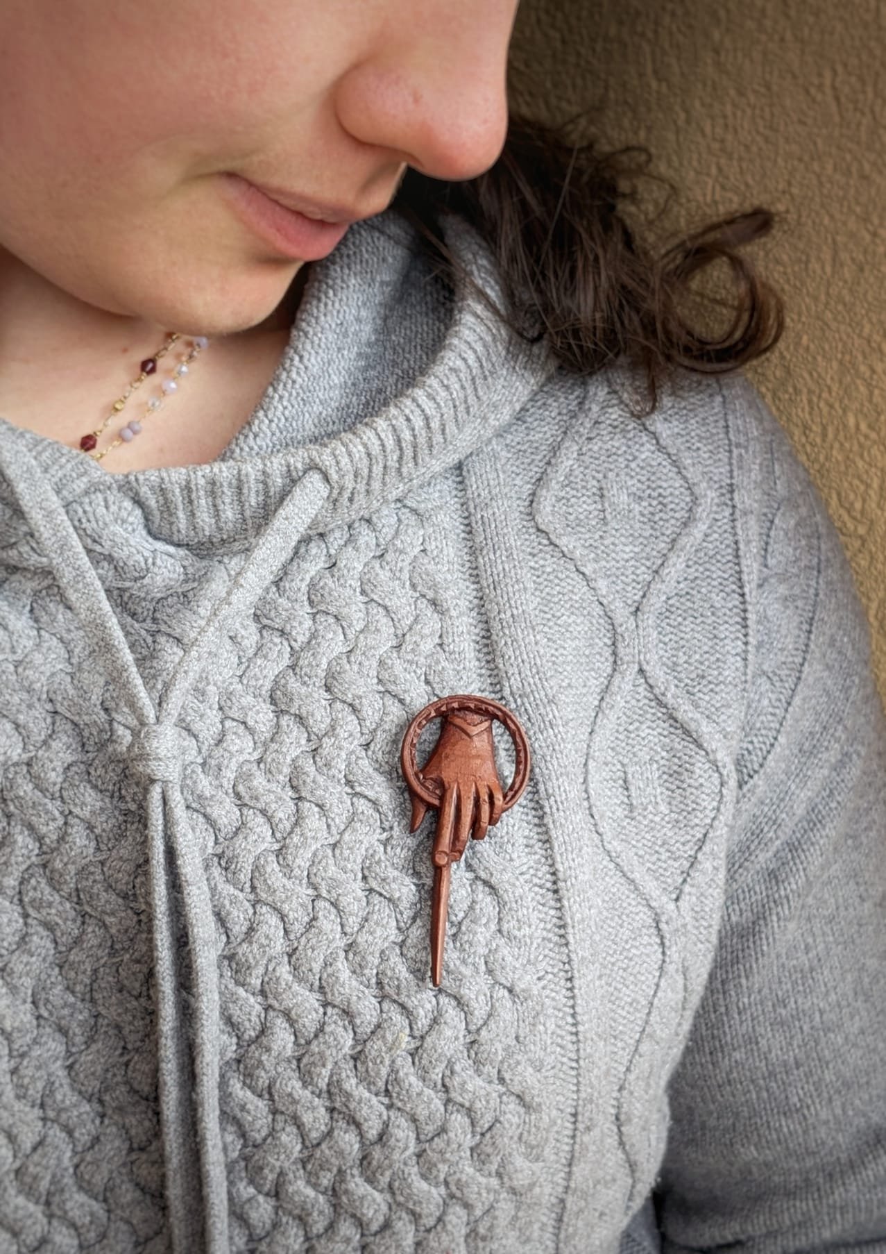 broche témoin de mariage